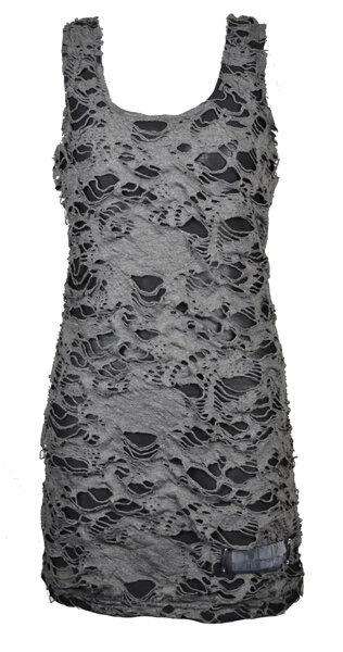 VESTIDO AGUJEROS GRIS